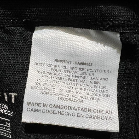 Nike Dri-Fit Workout Leggings Capri Women's Medium Logo Yoga 15” Drawstring - Picture 7 of 9